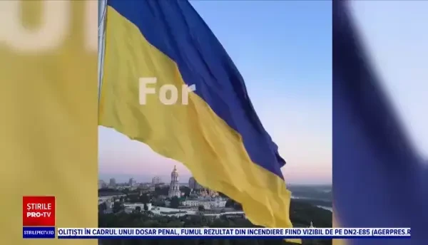 Zelenski: "Azi sărbătorim un an de rezistență la agresiune, nu un an de război"