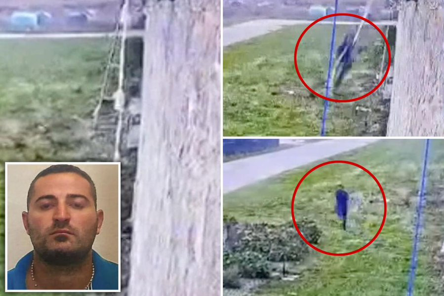 Șeful unei grupări mafiote a evadat din închisoare coborând pe o frânghie formată din lenjerie de pat | Video