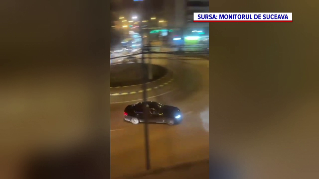 Ce nu știa un tânăr teribilist din Suceava care s-a apucat să facă drifturi în centrul orașului