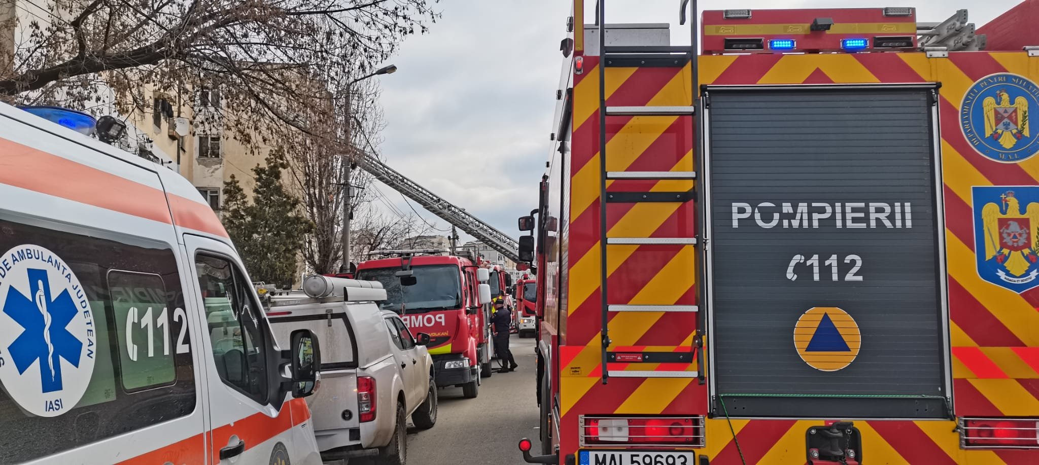 incendiu pompieri