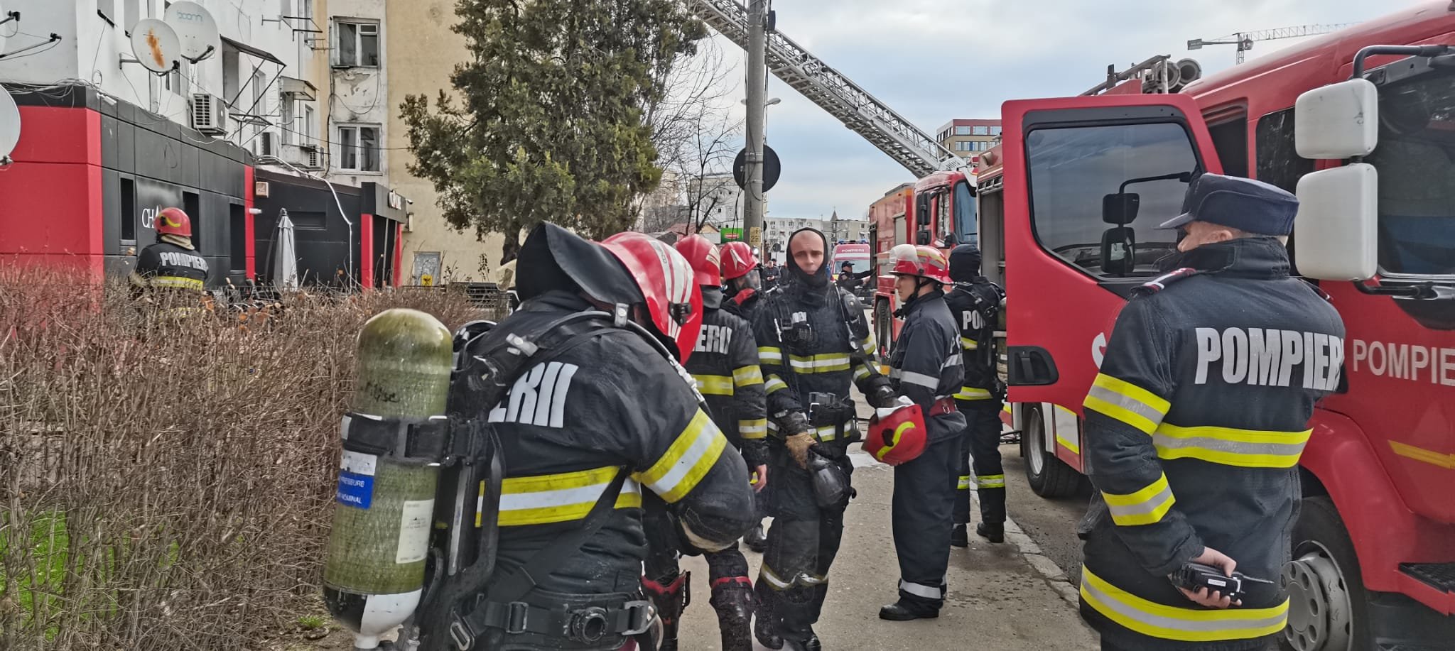 incendiu pompieri