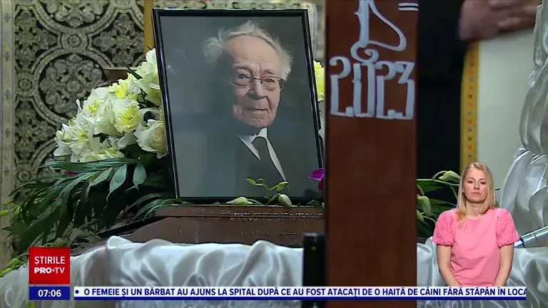 Mihai Şora, înmormântat cu onoruri militare în cimitirul Bellu din Capitală. Sute de oameni i-au adus un ultim omagiu