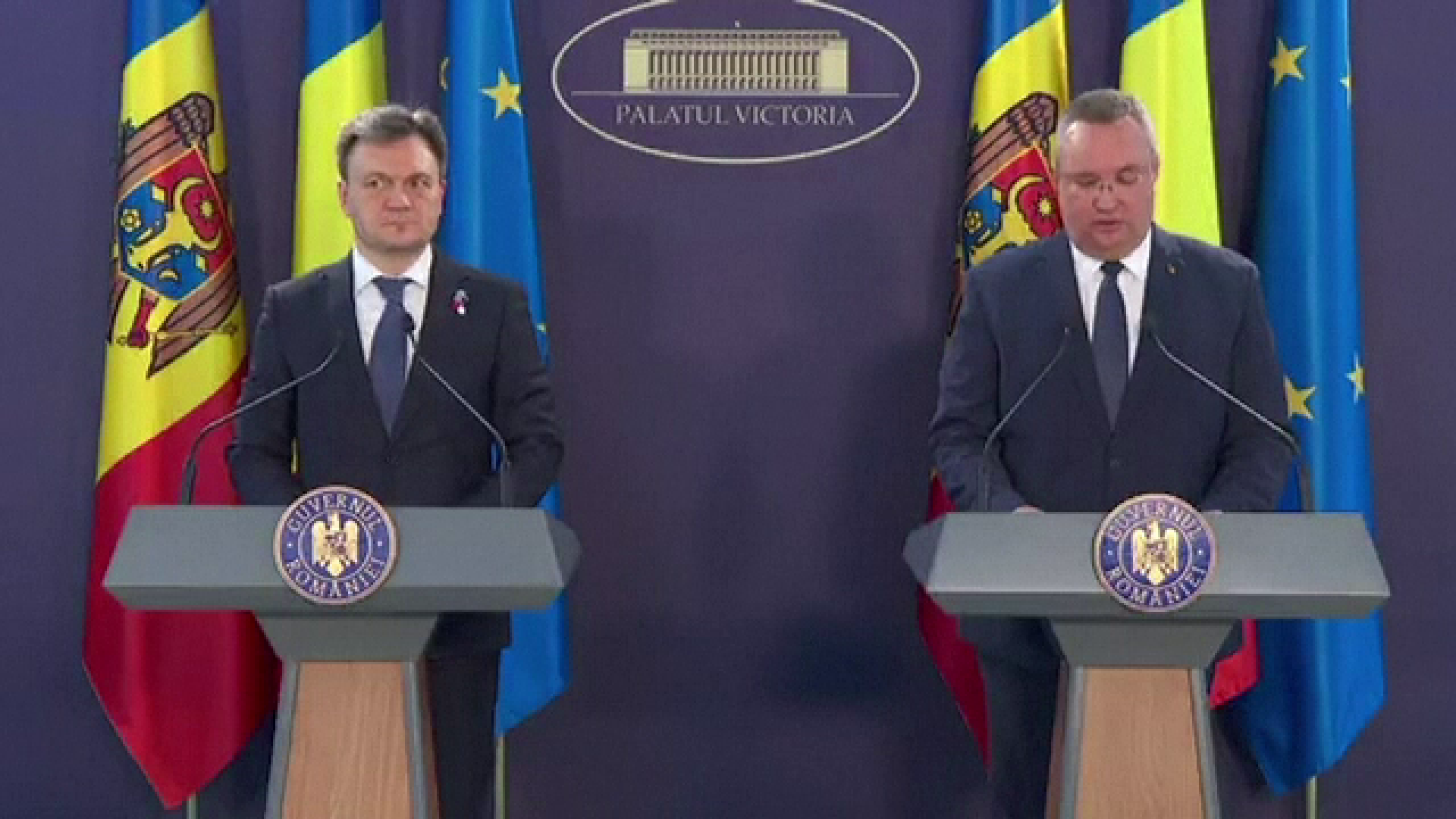 Iohannis și Ciucă l-au asigurat pe noul premier al Republicii Moldova că ţara sa are toată susţinerea României