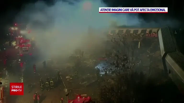 Cum s-a produs carnagiul din Grecia. Peste 36 de oameni au murit în cel mai grav accident feroviar din țară