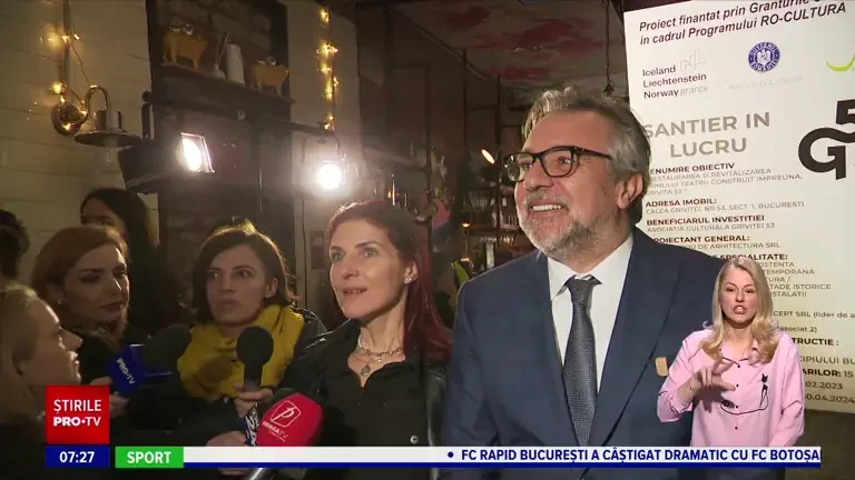 A fost demarată construcția Grivița 53, primul teatru realizat din donații. Ministrul Culturii: „Este un simbol”