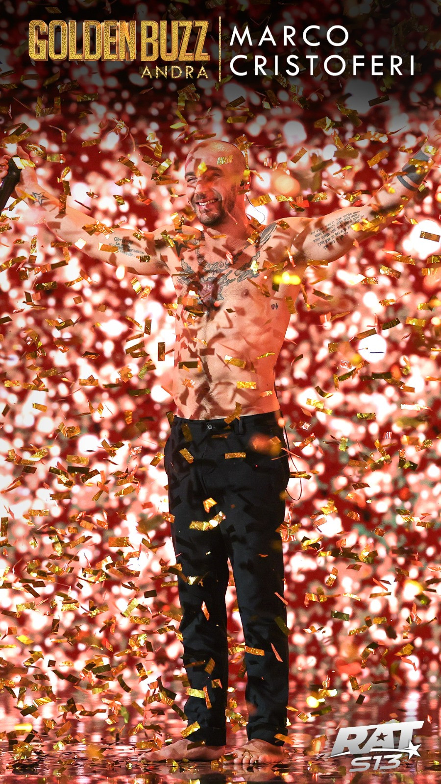 Marco Cristoferi a primit Golden Buzz. Mișcările sale de breakdance au impresionat-o pe Andra