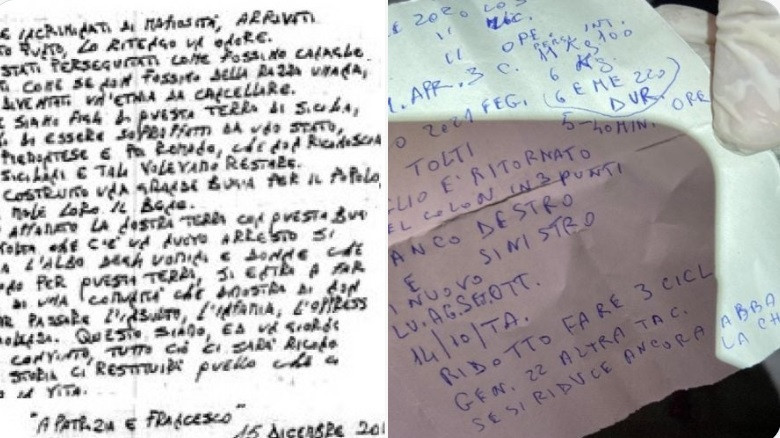 Sora "ultimului naş" al mafiei siciliene a fost arestată. S-au găsit bilețele secrete în canapea, scrise de fratele acesteia
