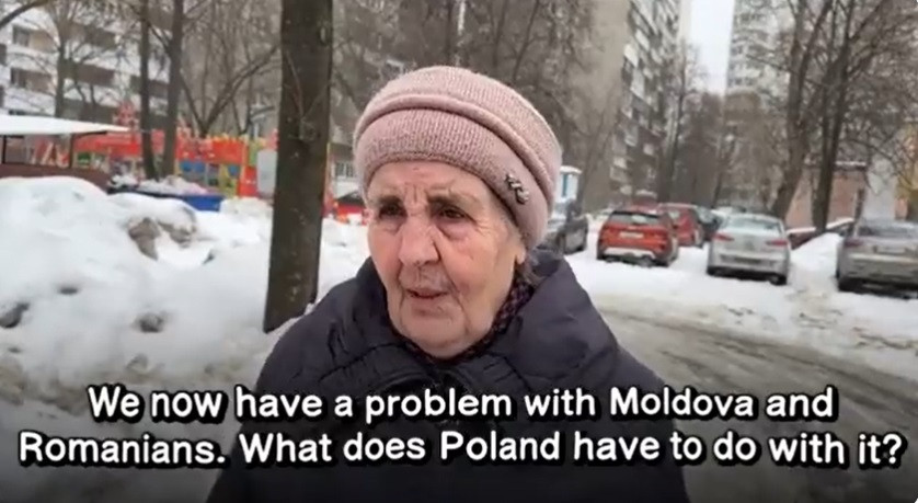O bătrână din Rusia: Avem o problemă cu Moldova și cu românii. Ucrainenii trebuie rași de pe fața pământului