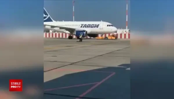 Explicațiile date de CN Aeroporturi Bucureşti în cazul femeii care a fugit cu bebelușul în brațe după avion, pe Otopeni