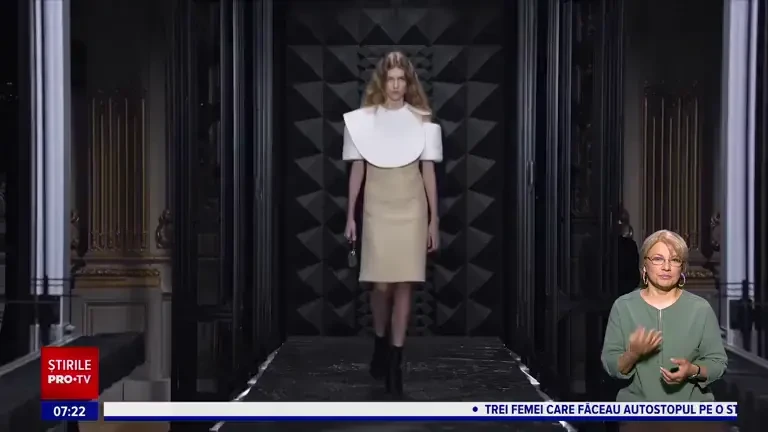 Marile case de modă au adus un plus de culoare la săptămâna Internațională a modei de la Paris