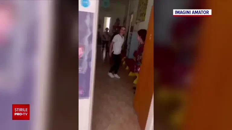 Incident șocant în Galați. Un părinte a spart ușa unei grădinițe, iar educatoarele au sunat de urgență la 112