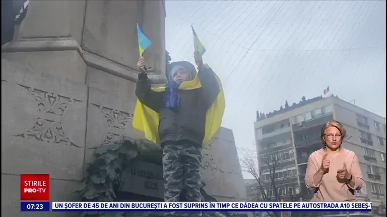 Marș al refugiaților ucraineni organizat la Iași. „Vrem să le amintim oamenilor că încă avem nevoie de ajutor”