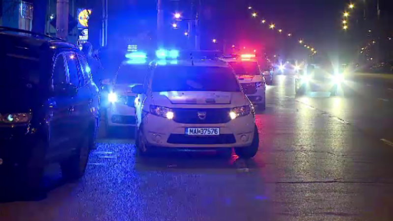 Mașină a Poliției Rutiere, lovită în Cluj Napoca. Ce a indicat etilotestul