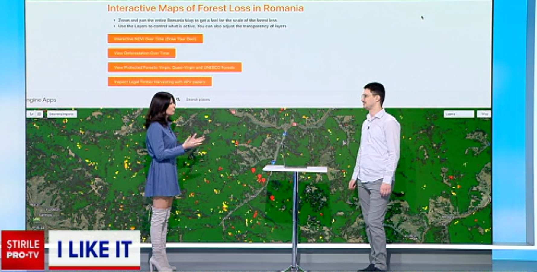 Cum pot fi monitorizate pădurile din România de oricine, cu o aplicație universală, românească. A fost premiată de CE