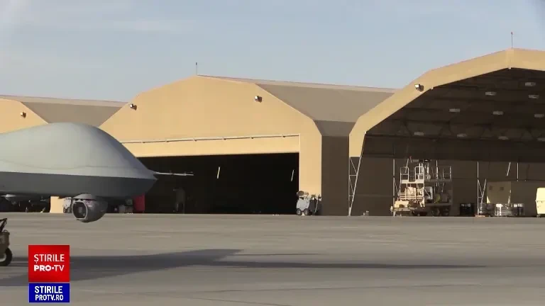 ANIMAȚIE GRAFICĂ Cum s-au ”jucat” avioanele rusești cu drona americană, până a fost lovită din greșeală de un pilot