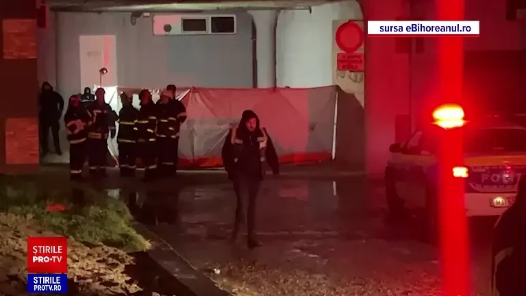 O persoană a murit arsă de vie în centrul orașului Oradea. Incidentul a avut loc în gangul unui bloc