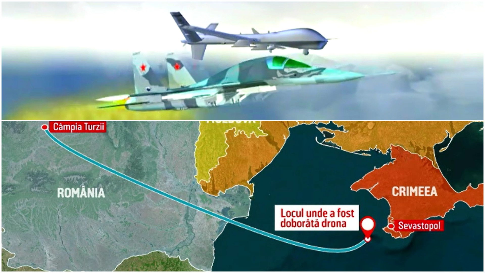 Discuția purtată între Washington și Kremlin, după ce o dronă SUA a fost doborâtă de ruși în Marea Neagră