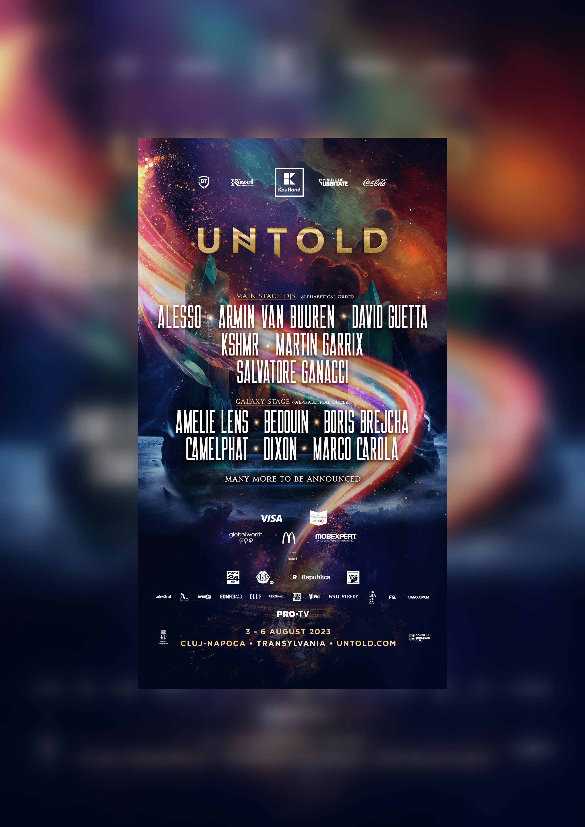 DJ-ul numărul 1 al lumii, Martin Garrix, revine la UNTOLD. Numele grele care urcă pe scena festivalului