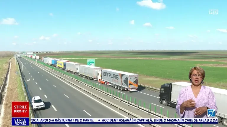 Punctele de frontieră cu Ungaria, supraaglomerate. TIR-urile au așteptat până la 14 ore ca să iasă din România