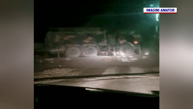 Unde erau deplasate vehiculele militare încărcate în trenul care a deraiat la Brașov