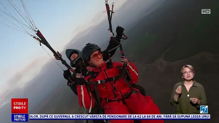 Cât costă un zbor cu parapanta. „Cel mai vechi vis al omenirii, sa zboare ca o pasăre"
