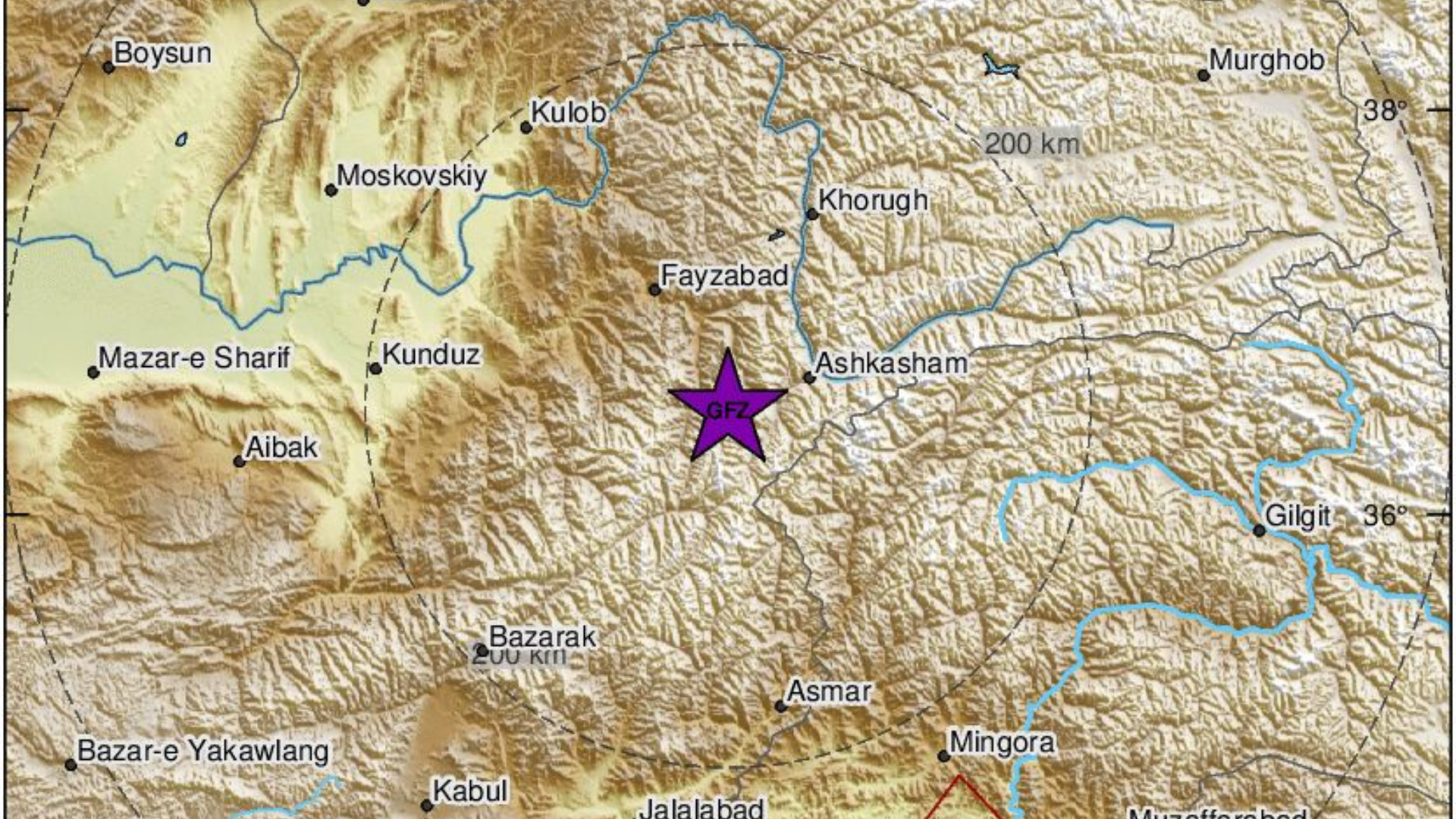 Un cutremur puternic s-a produs în Afganistan. Seismul a fost resimțit în Tadjikistan și în Pakistan