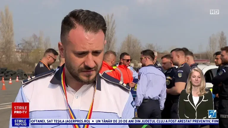 Florin are 33 de ani și a fost desemnat cel mai bun șofer din Poliția Capitalei. Ce reușit să facă într-o urmărire