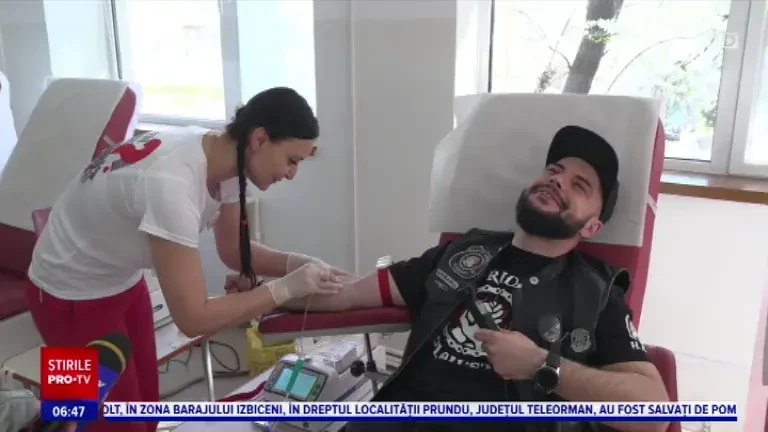 Peste 150 de motocicliști s-au mobilizat, în Ploiești, pentru a salva vieți: „Vino cu venele, donează sânge și totul e OK”