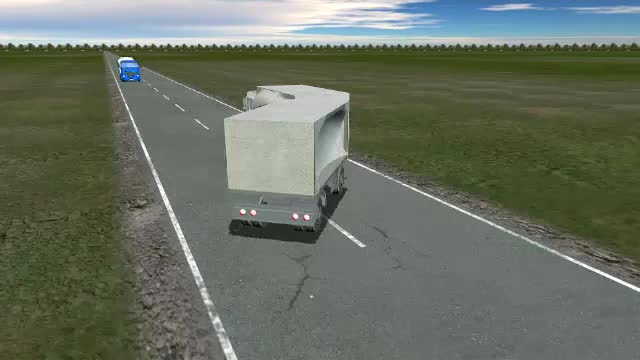 Val de aer polar peste România. ANIMAȚIE GRAFICĂ - O remorcă luată de vânt a ajuns în fața unui TIR