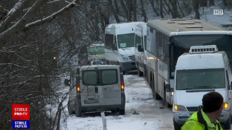 Un val de frig a cuprins România și a adus temperaturi și de minus zece grade în unele zone. „Nu poți să stai în picioare”