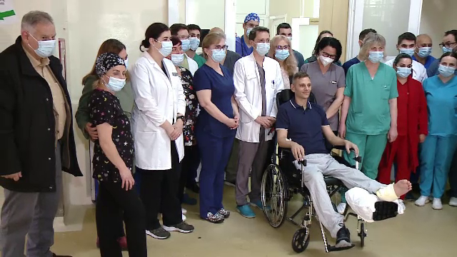 Coșmarul unui bărbat din Oradea. De la o banală amigdalită a ajuns la 22 de operații și 80 de zile în spital