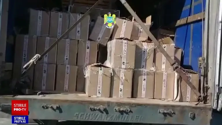 1.200 de pistoale suspecte a fi arme letale, găsite într-un camion condus de un şofer din Ucraina la intrarea în ţară
