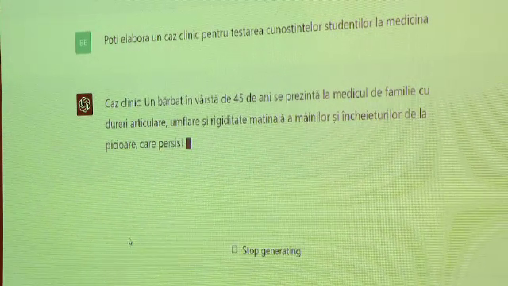 Cursuri cu ajutorul AI la Universitatea de Medicină din București. Reacțiile studenților