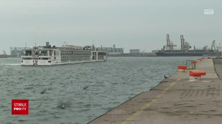 A început sezonul de croaziere pe Dunăre. Prima navă cu turiști străini a ajuns la Constanța