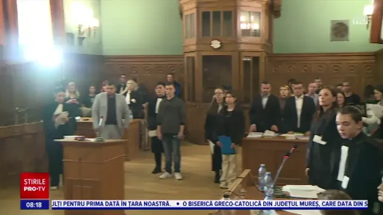 Experiență inedită pentru mai mulți elevi. Au petrecut câteva ore în sala de judecată a Curții de Apel București