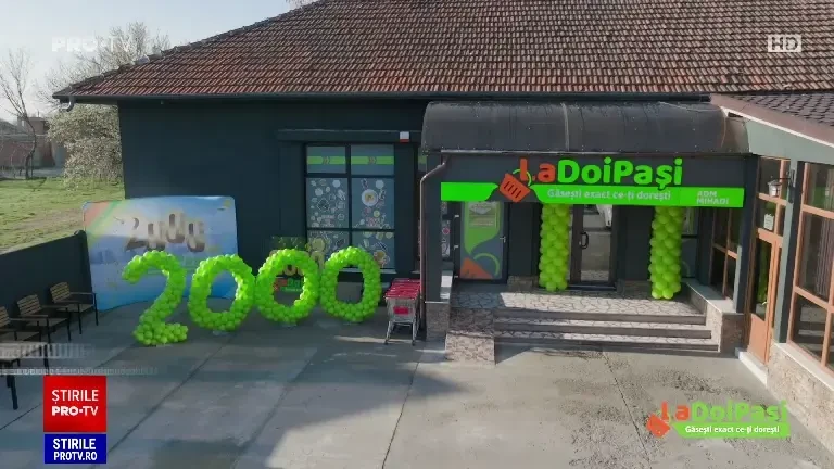 (P) LaDoiPași atinge un nou record și inaugurează magazinul 2.000