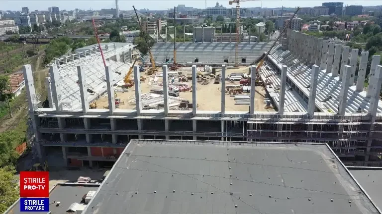 Tehnologia folosită pentru a realiza noul stadion al Rapidului este unică în țară. Cum a fost reconstruită arena din Giulești