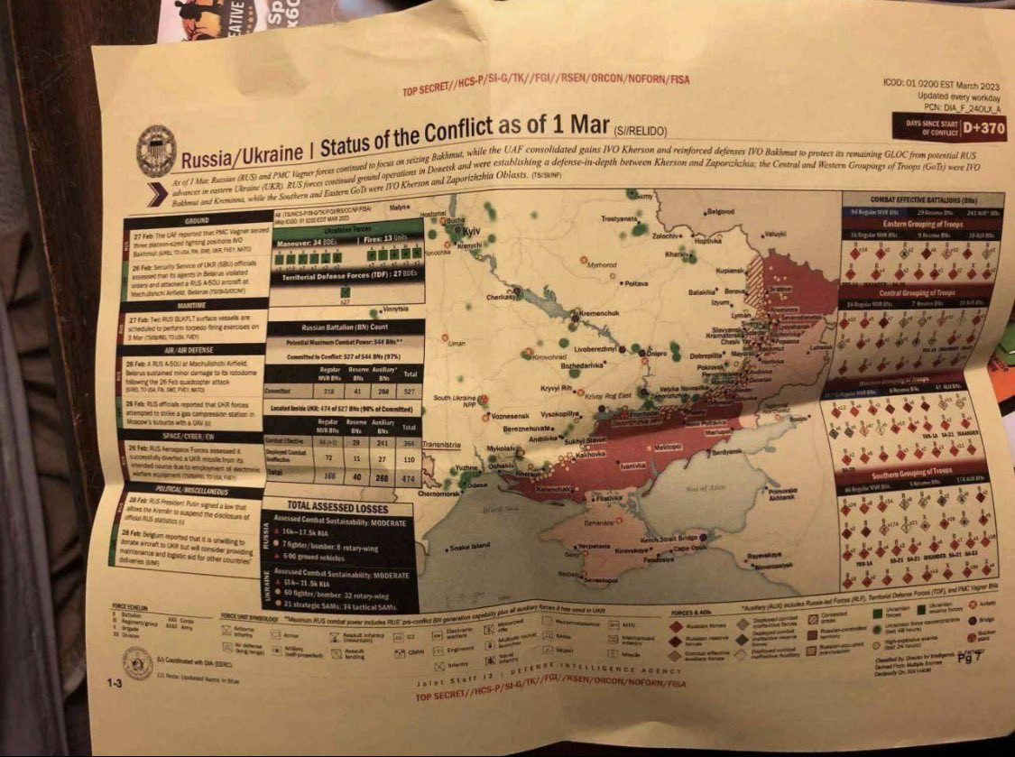 NYT: Pentagonul investighează o scurgere de informații clasificate ale SUA și NATO pe rețelele sociale