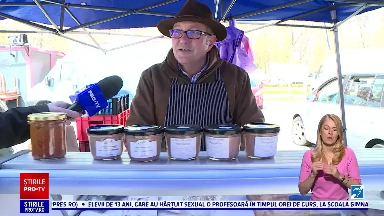 La târgurile de Paște se merge pe ideea că se vinde absolut orice. De la drob de cerb la ciocolată roz și bijuterii