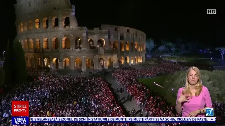 Papa Francisc nu a condus procesiunea "Drumul Crucii" de la Roma. Care este motivul