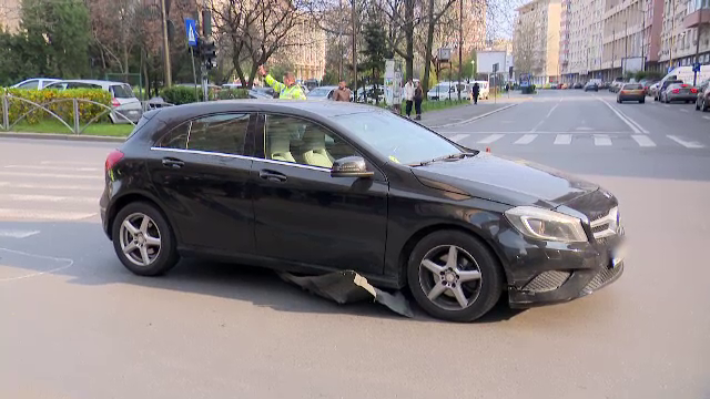 Primele imagini cu accidentul din Capitală în care a fost implicată Monica Odagiu. Detalii despre momentul impactului