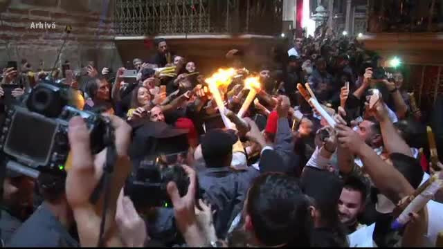 Se anunță momente tensionate la ceremonia Luminii din Biserica Sfântului Mormânt din Ierusalim