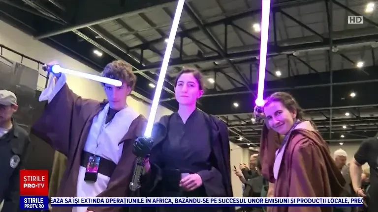 Convenția Star Wars, la Londra. Este un eveniment foarte rar în Europa și a strâns peste 50.000 de vizitatori