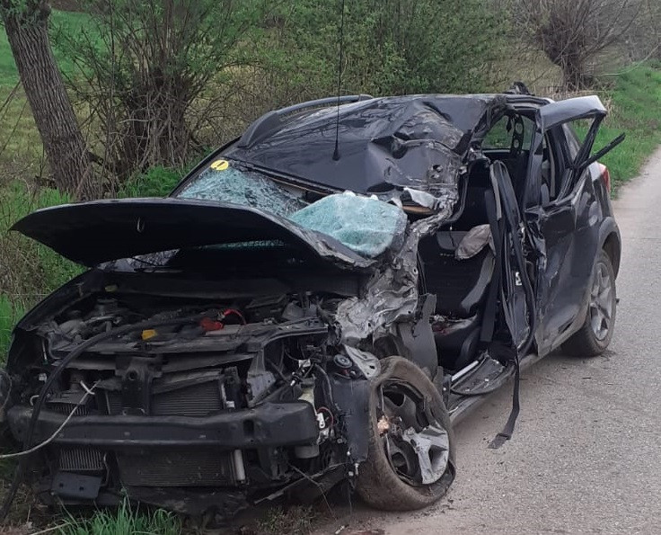 Un băiat de 18 ani din Caraş-Severin a murit pe loc după ce s-a izbit cu maşina de un copac