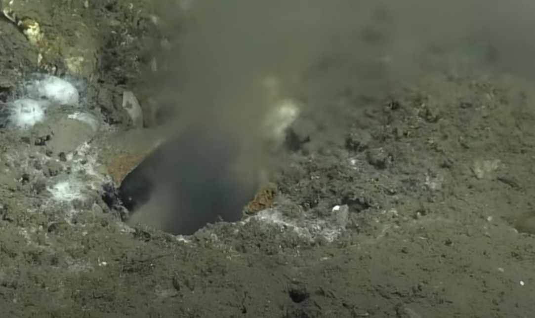 „Este ceva ce nu am mai văzut până acum”. O gaură care se scurge a fost descoperită pe fundul unui ocean