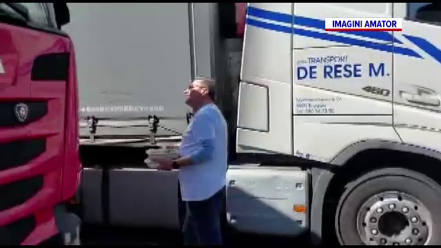 Românii din diaspora s-au mobilizat pentru a-i ajuta pe șoferii de camioane care își petrec Paștele departe de casă