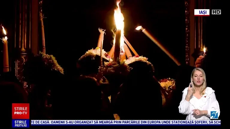 Învierea Domnului, sărbătorită de mii de credincioși. „Sunt din Viena și am venit special pentru acest eveniment”