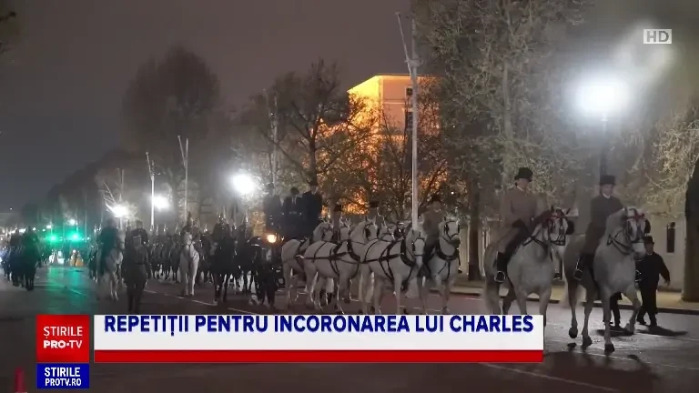 Primele repetiții pentru încoronarea lui Charles al III-lea. Diferențele dintre această ceremonie și cea de acum 70 de ani