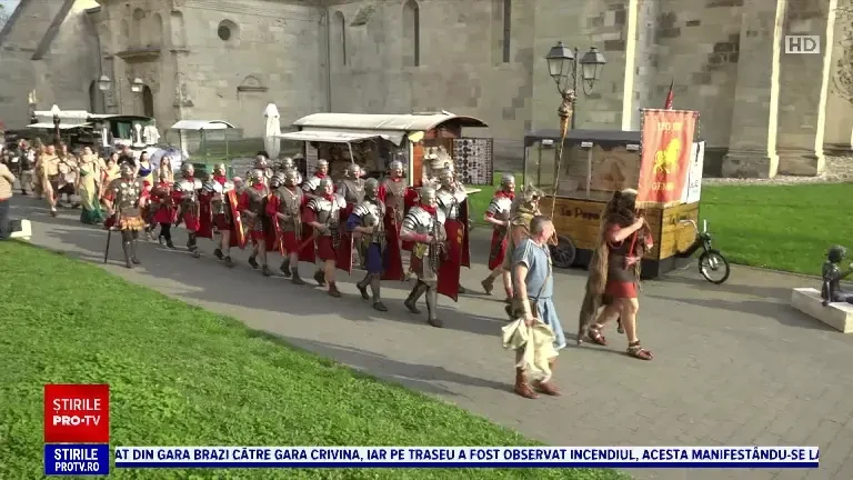 Lupte strânse între daci și romani la Alba Iulia. Sezonul de spectacole în cetate a fost deschis