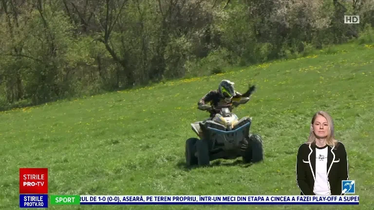 Tânăra care la 16 ani participă la raliuri: „Mulți se uită să vadă cine e pilot”